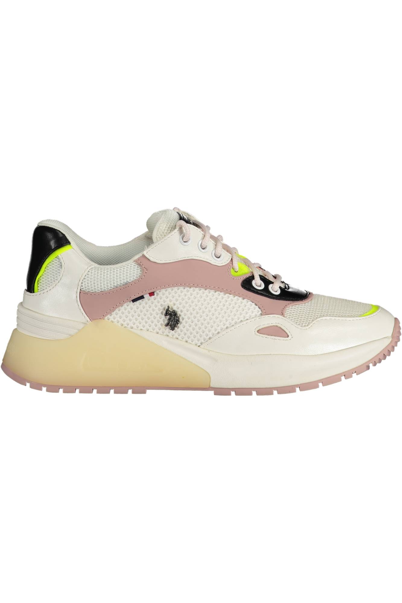 Кроссовки женские U.S. Polo Assn., белый / розовый