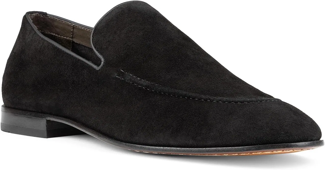 Мужские замшевые туфли Donald J Pliner Tristan, Black Soft Suede — фото 2