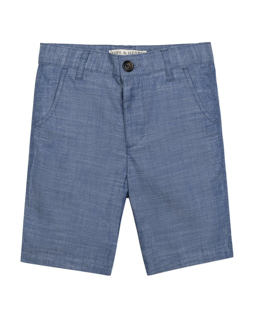 

Hope & Henry шорты из шамбрея, синий
