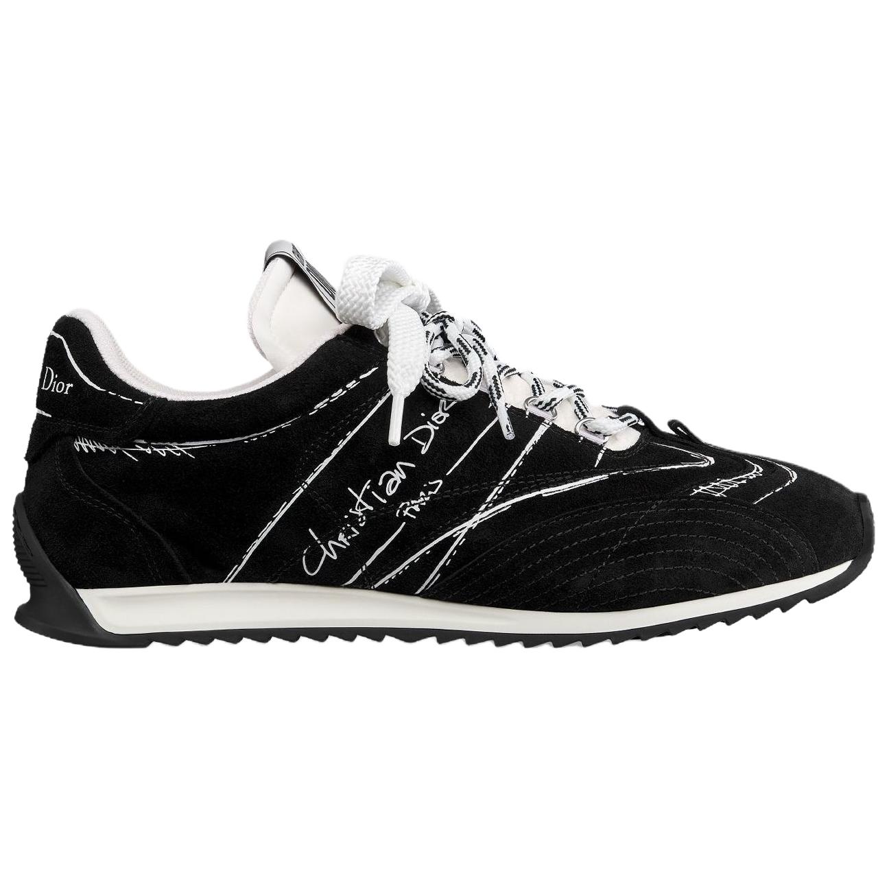 DIOR Женские кроссовки D Sketch Low top Casual черные — фото 3