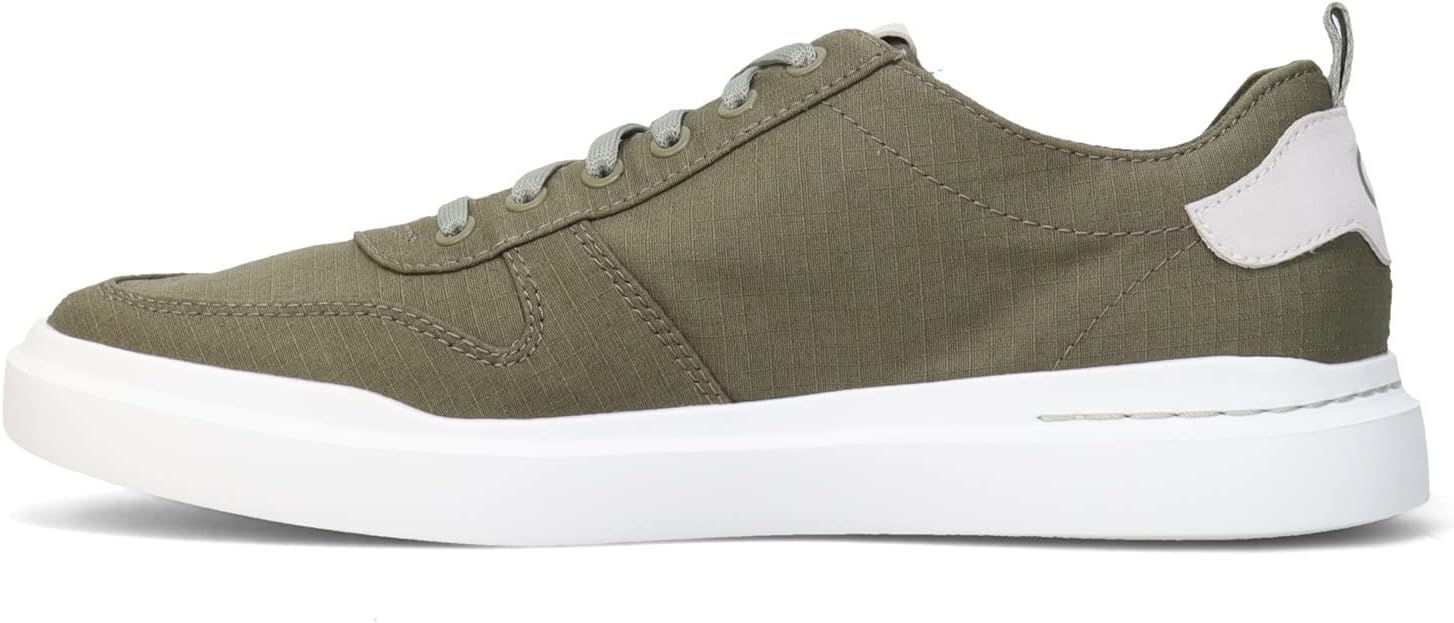Мужские кроссовки Cole Haan Grandpro Rally Canvas Court, оливково-белый — фото 4