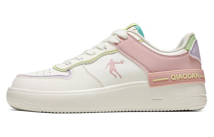 

Кроссовки QIAODAN Skateboarding Shoes Women's Low-top White/Pink, розовый