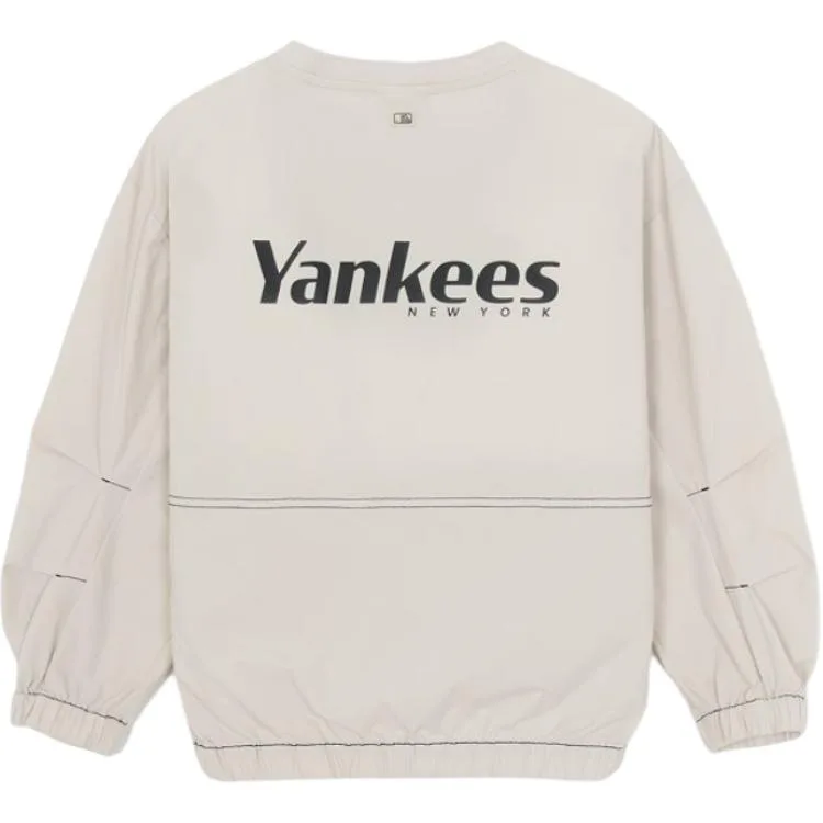 Свитшот New York Yankees детский MLB KIDS, бежевый — фото 3