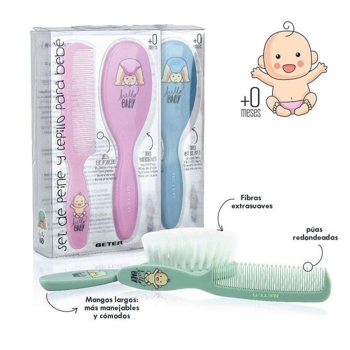 

Набор косметики Set Peine y Cepillo para Bebé Beter, Multicolor
