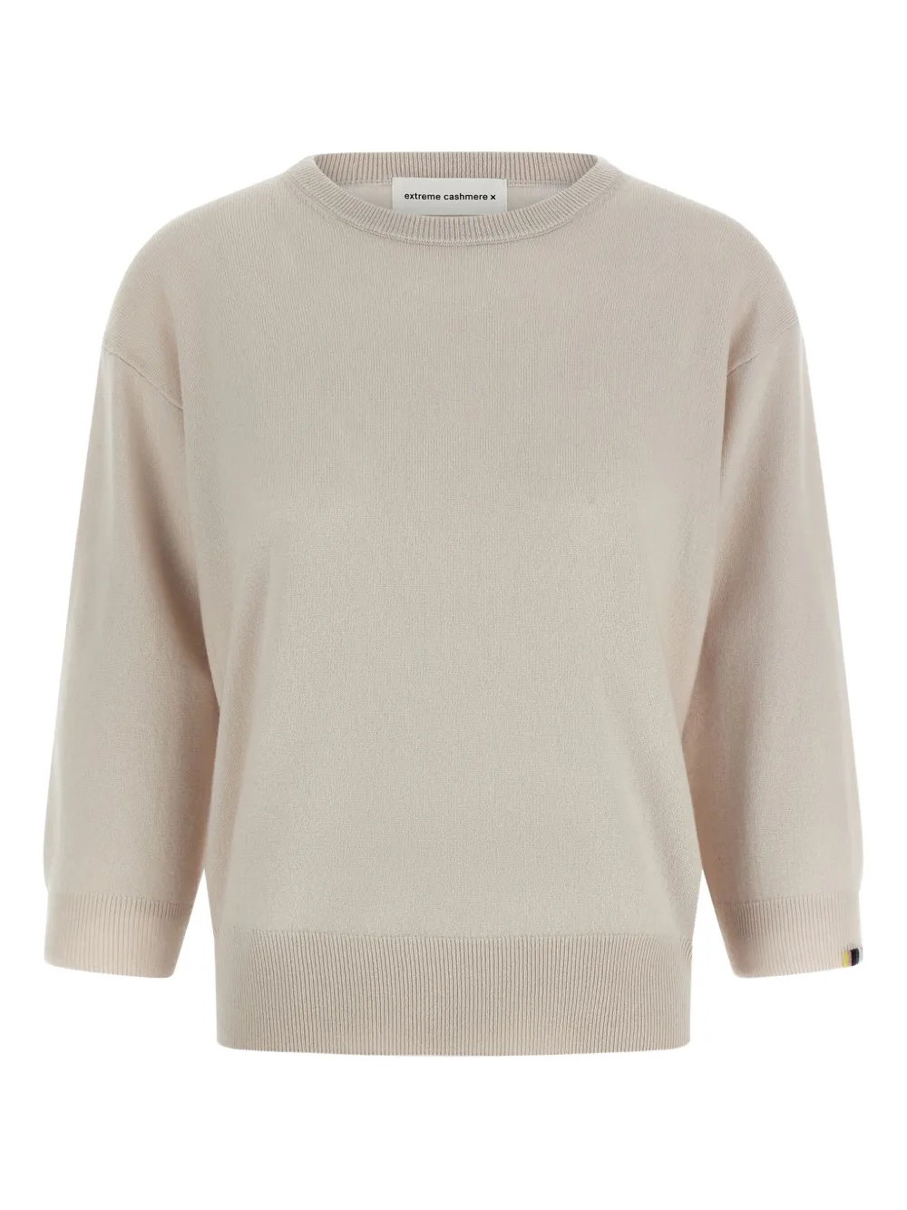 

Кашемировый свитер с круглым вырезом extreme cashmere, нейтральный