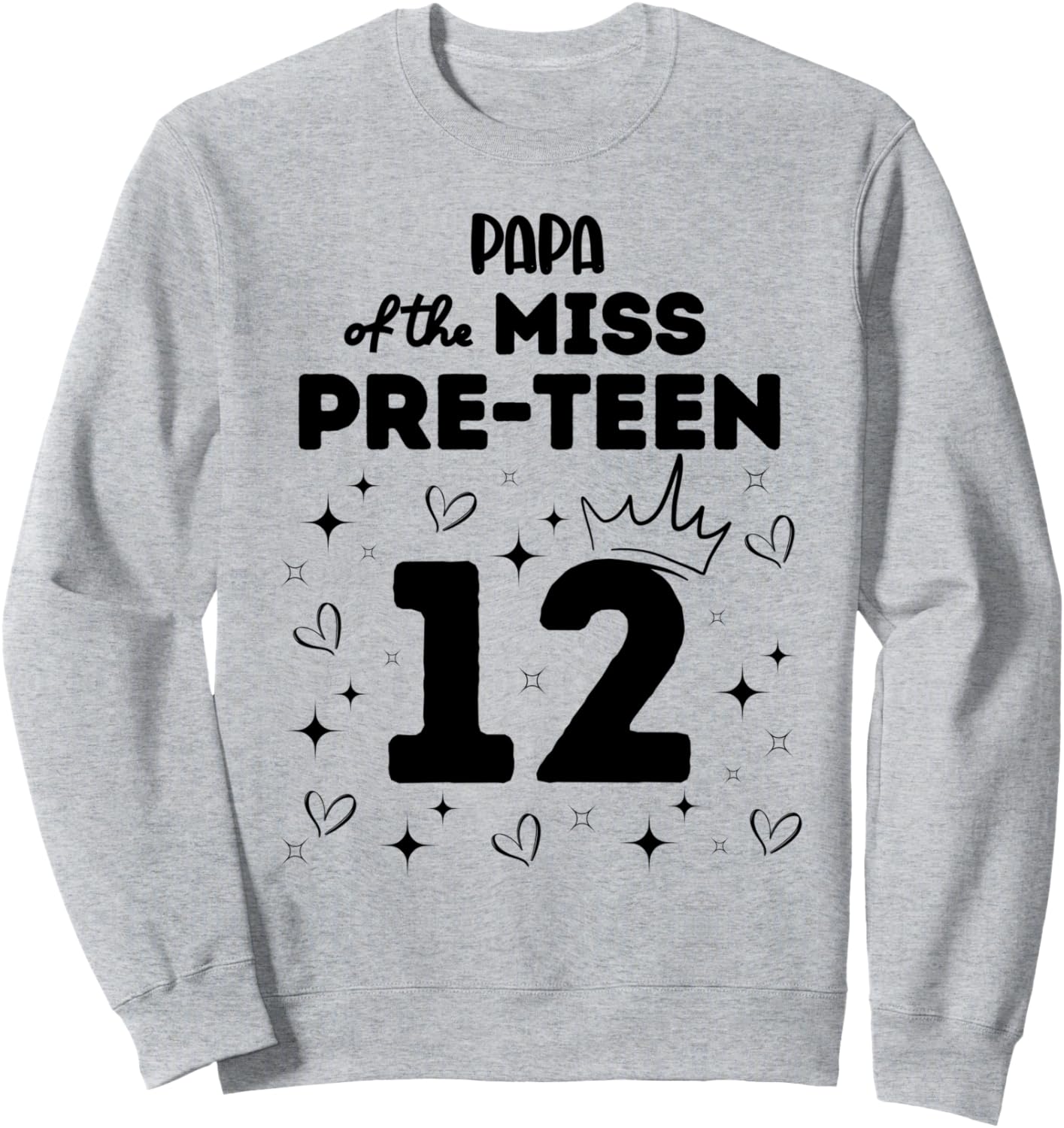 

Толстовка «Папа мисс-подростка» в черном цвете для вечеринки по случаю 12-летия Family Look Black Theme Birthday Decorations Gifts