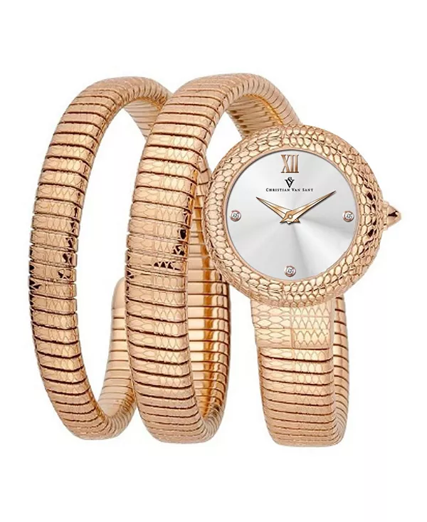 

Женские часы Naga с серебряным циферблатом - cv0891 Christian Van Sant, silver