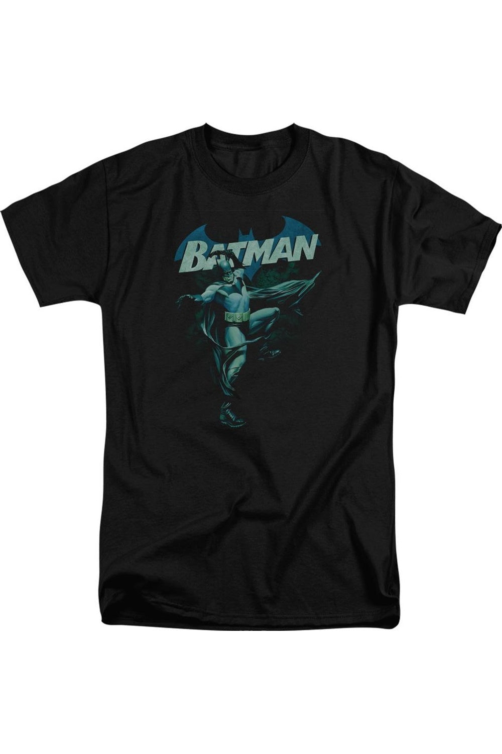 

Футболка Batman Blue Bat с коротким рукавом для взрослых Gildan, черный