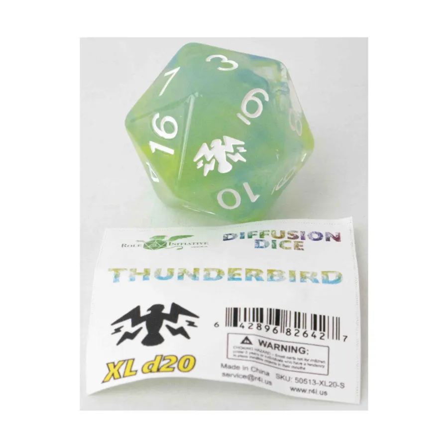 

XL d20 — Thunderbird с символом, Game Dice - XL d20's