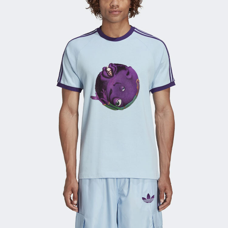 Футболка мужская Kerwin Frost Collection, цвет: пудрово-голубой Adidas Originals, розовый/голубой — фото 4