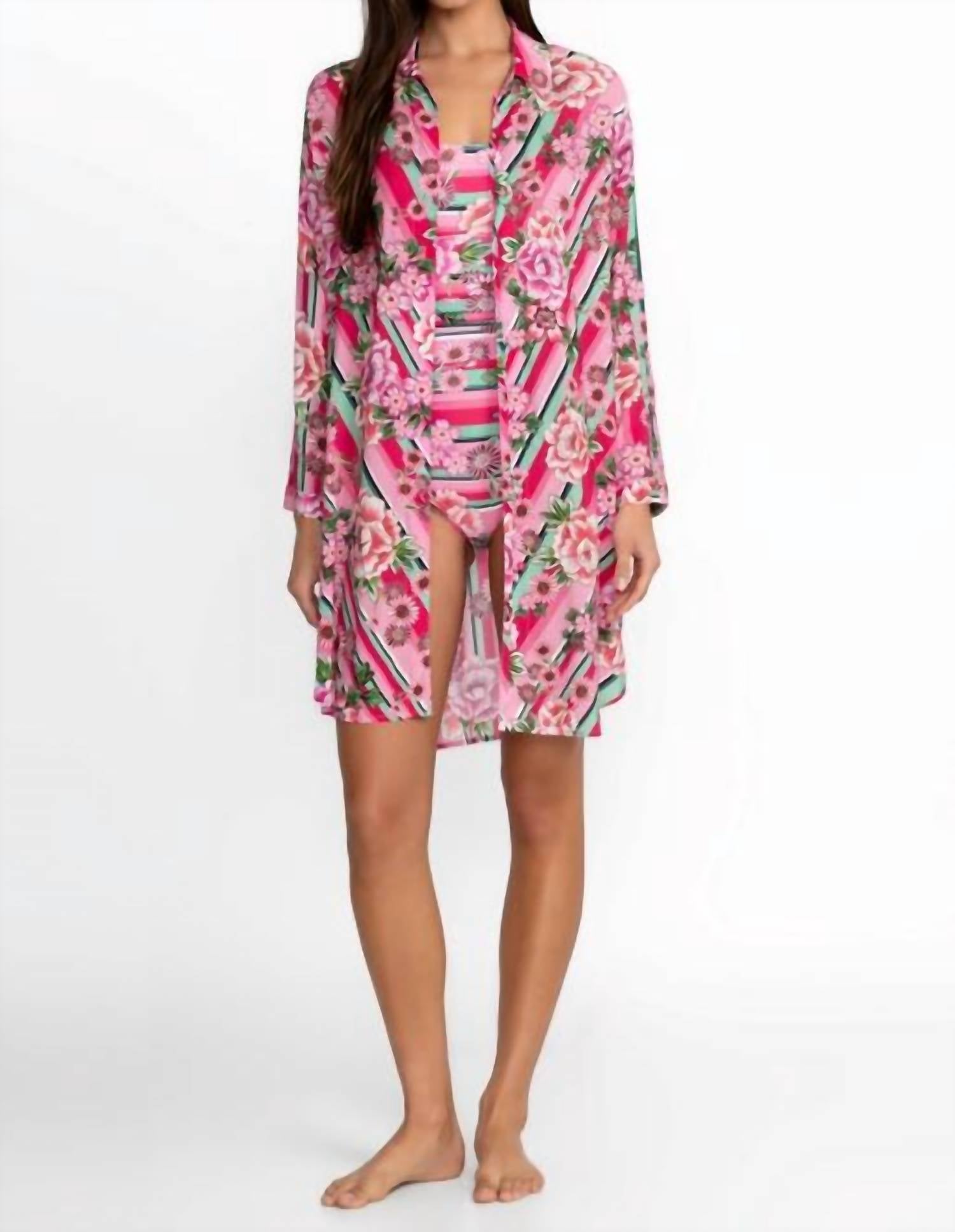 

Баркарди платье-рубашка Johnny Was, Bocardi