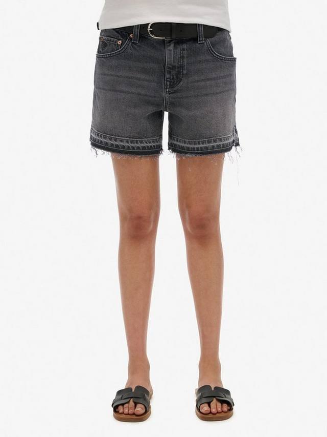 Шорты из денима и хлопка, Roseland Black Superdry, Roseland Black — фото 3