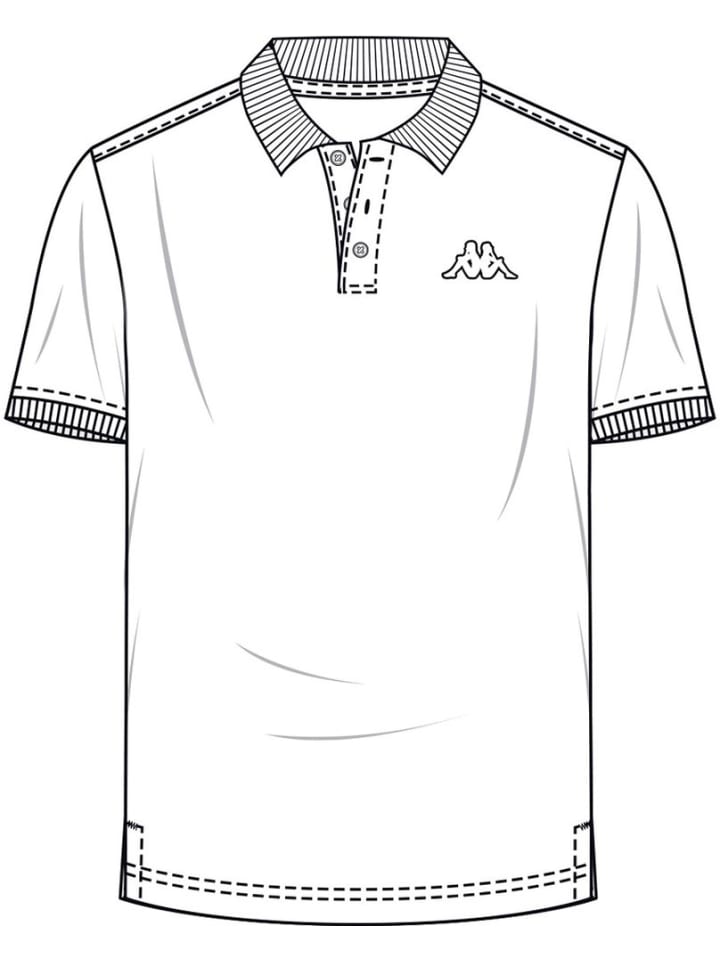 

Футболка поло Poloshirt Kappa, белый