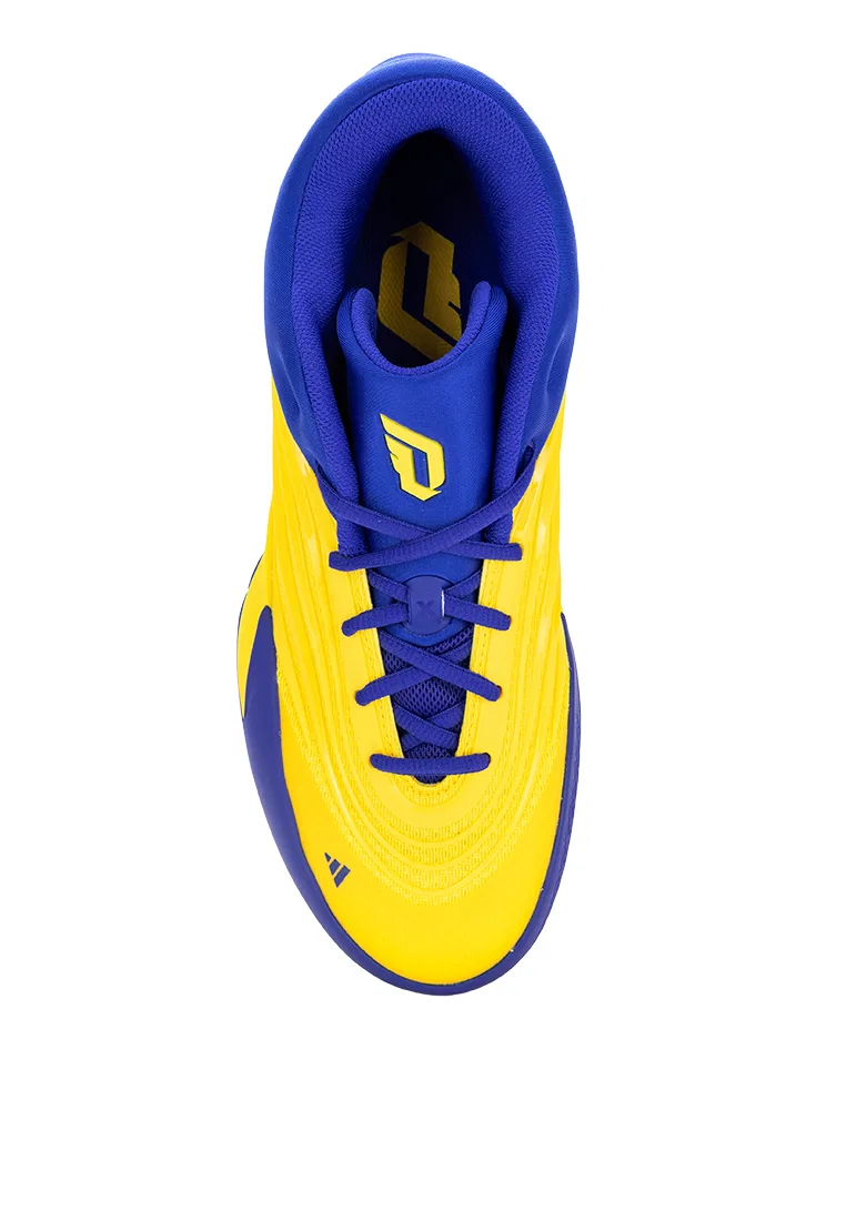 Кроссовки мужские спортивные, модель Dame X NU, Adidas, черный/желтый — фото 4