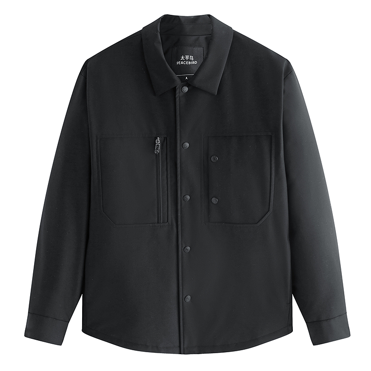 

Пуховик мужской PEACEBIRD MEN, черный 1