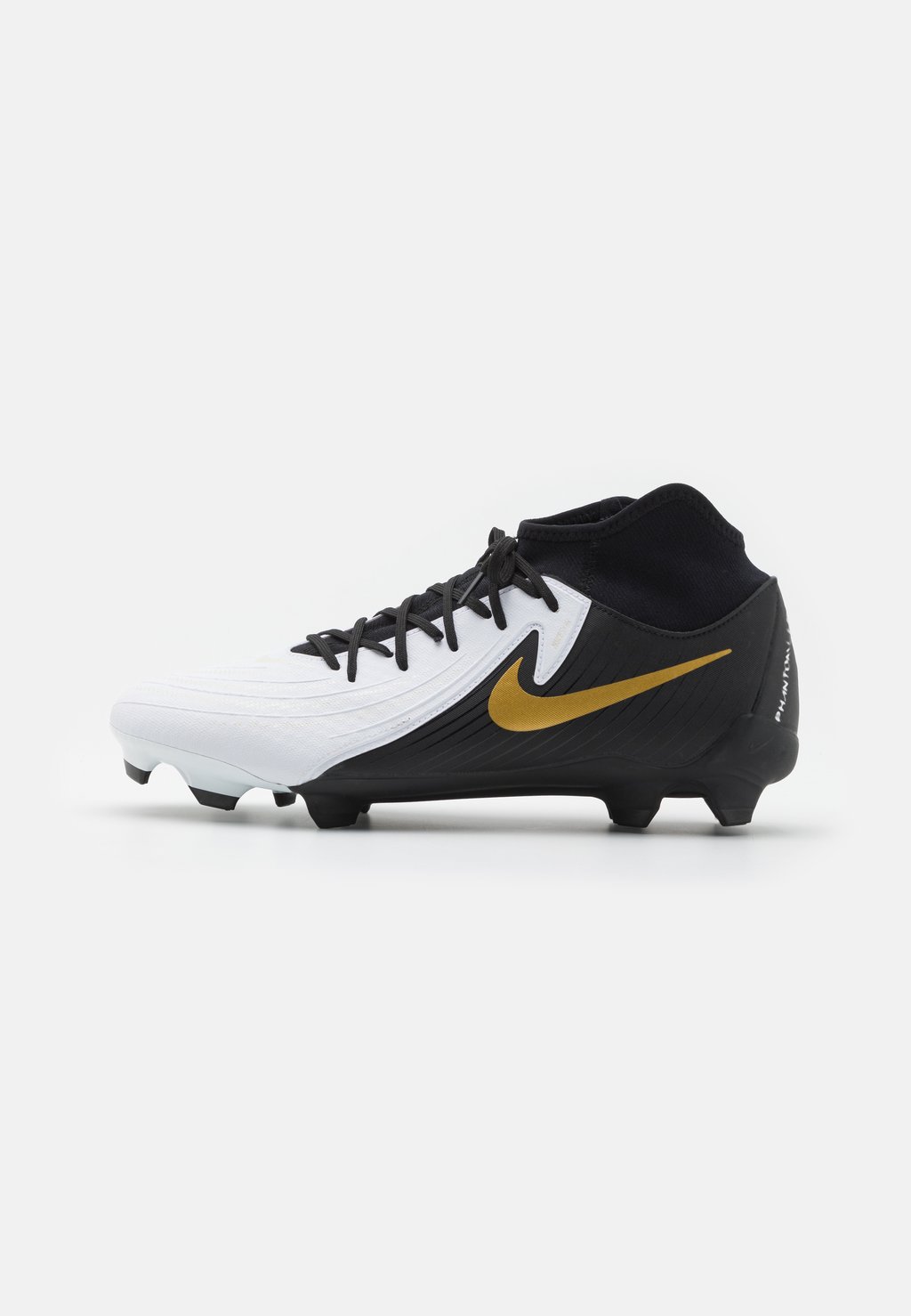 

футбольные бутсы с шипами Phantom Luna Ii Academy Fg/Mg Nike, цвет white/black/metallic gold coin