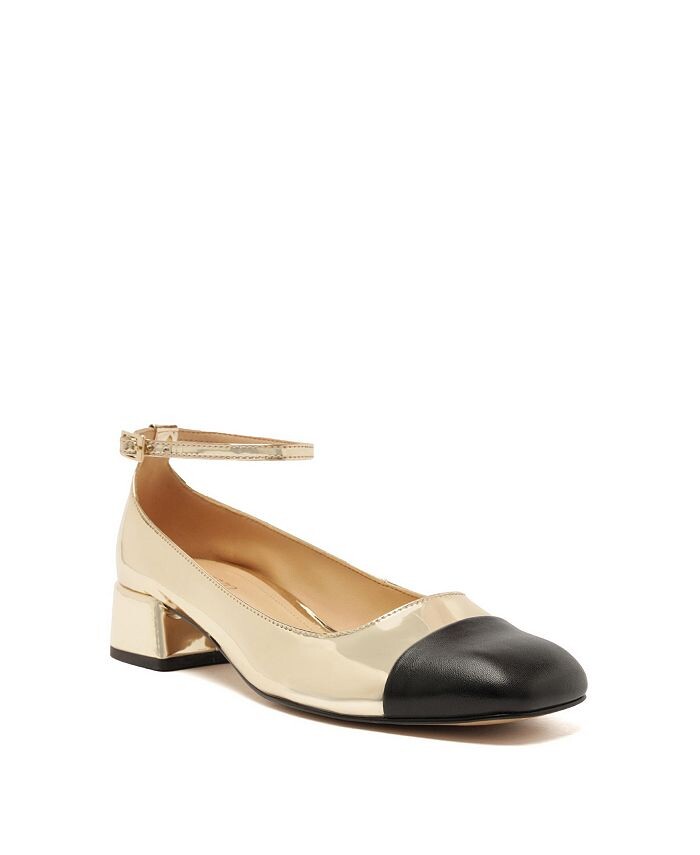 Женские туфли Chloe на низком блочном каблуке Arezzo, желтый