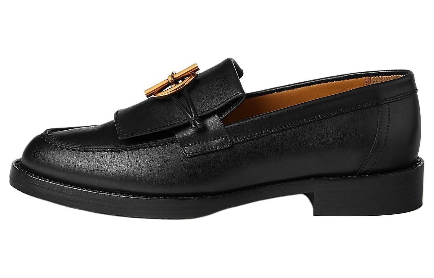 Impact Loafers Women's Black HERMES