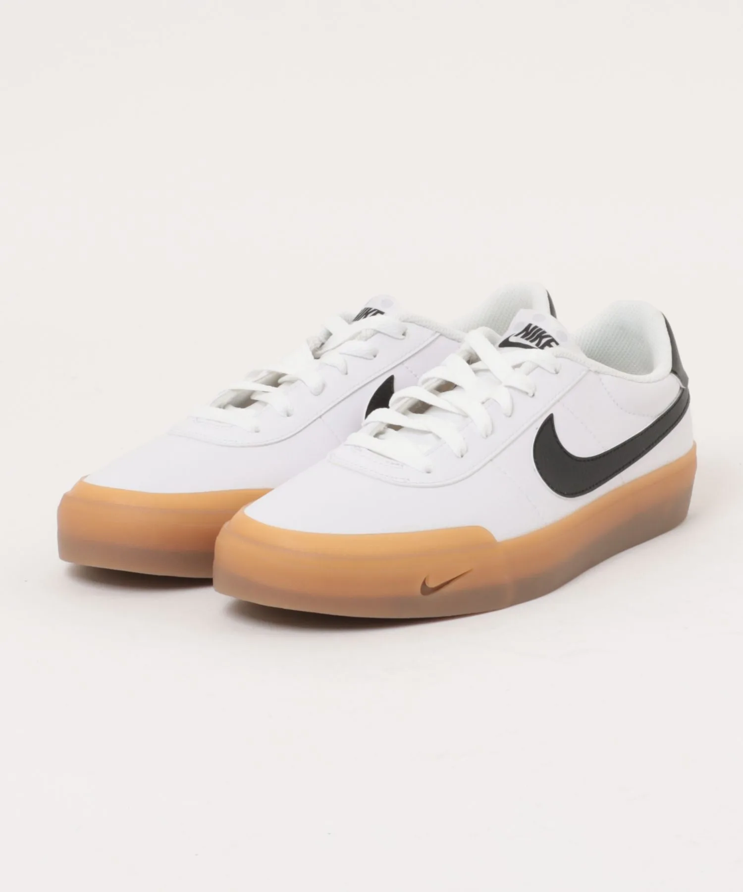 Мужские кроссовки Nike Court Shot тонкие профиль FQ8146-112 белые черные