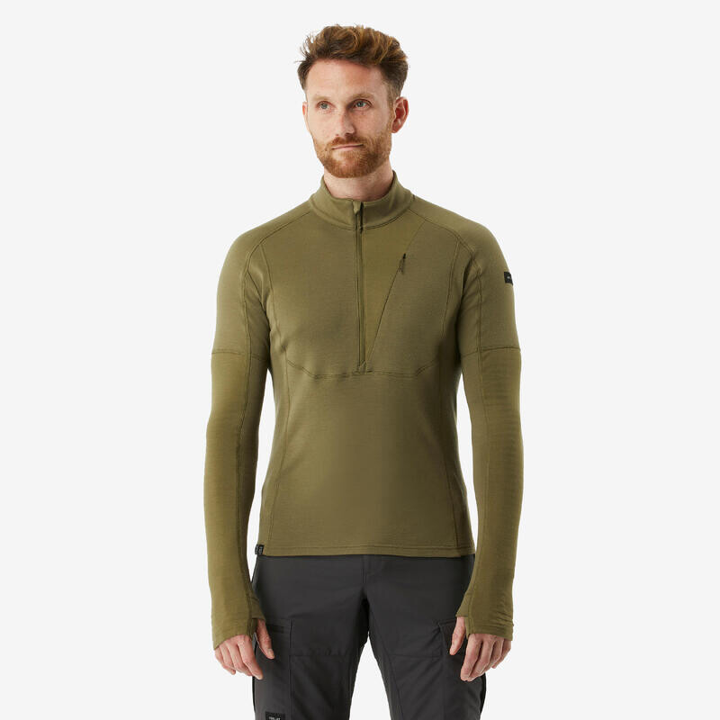 

Мужская термофутболка Forclaz, цвет verde oliva dorado