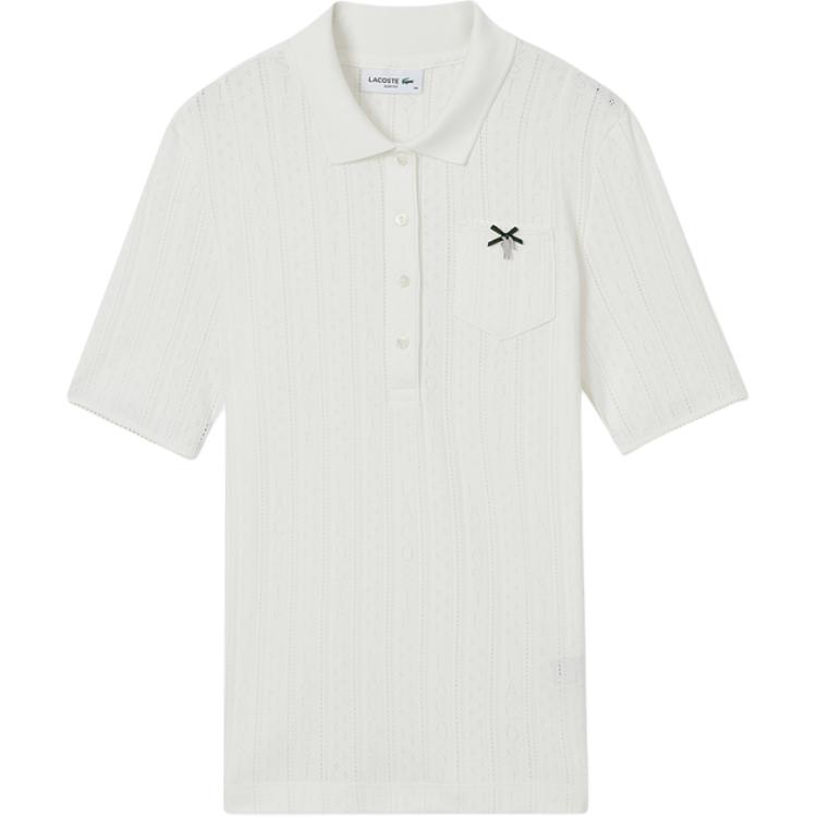

SS25 Футболка поло женская LACOSTE, 70V/Ecru