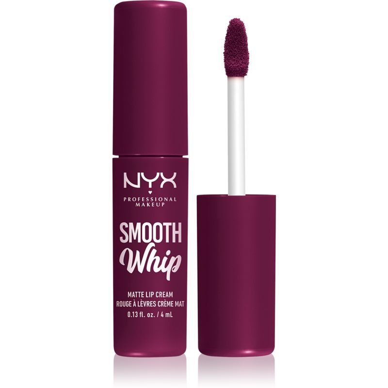 

NYX Professional Makeup Smooth Whip Matte Lip Cream бархатистая помада с разглаживающим эффектом оттенок 11 Berry Bed Sheers 4 мл Inna Marka