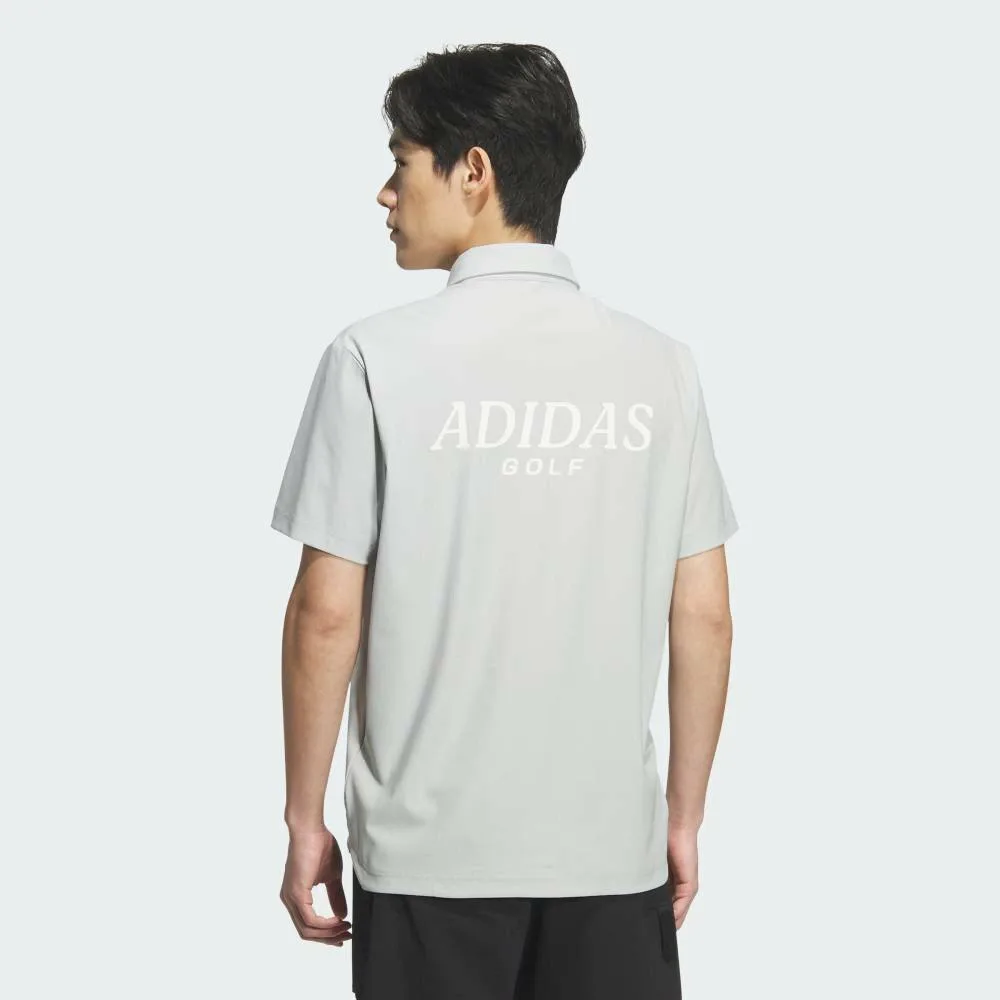 Футболка-поло Range Commuter с коротким рукавом и графическим принтом Adidas, gray — фото 2