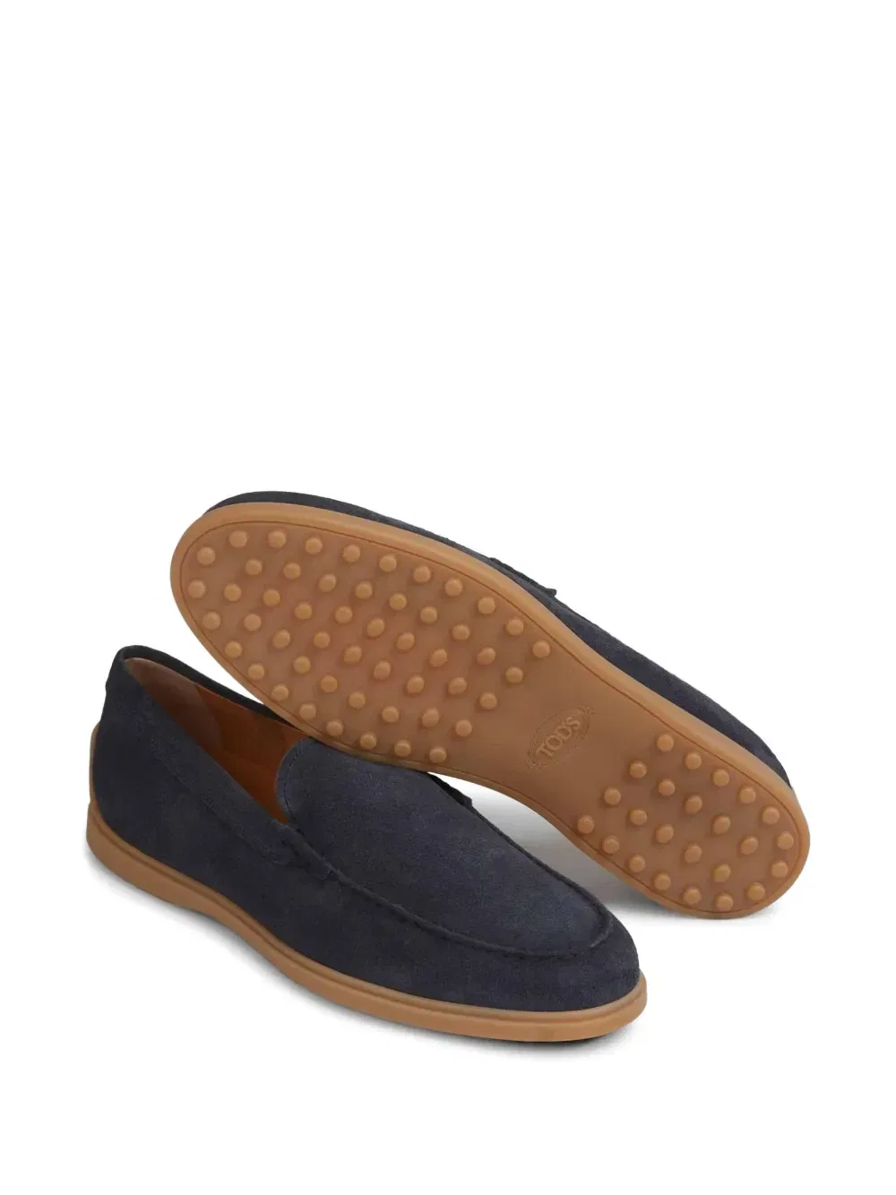Лоферы наизнанку TOD'S, синий — фото 4