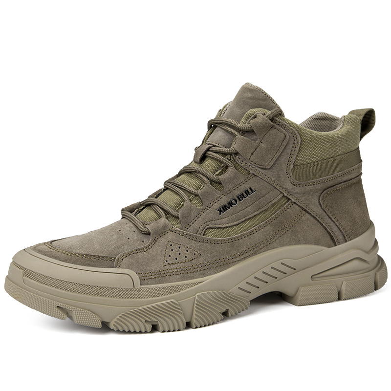 

XIMO BULL Короткие мартинсы мужские хаки, цвет Khaki