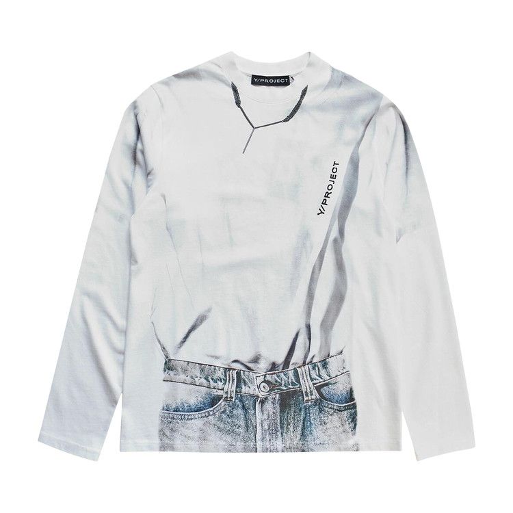 

Футболка Y/Project Trompe LOeil Long-Sleeve T-Shirt, White