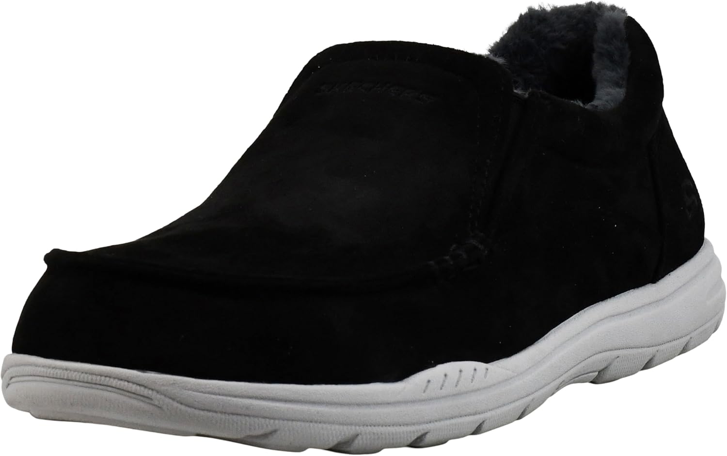 

Мужские слипоны-тапочки Skechers Expected X, черный/серый