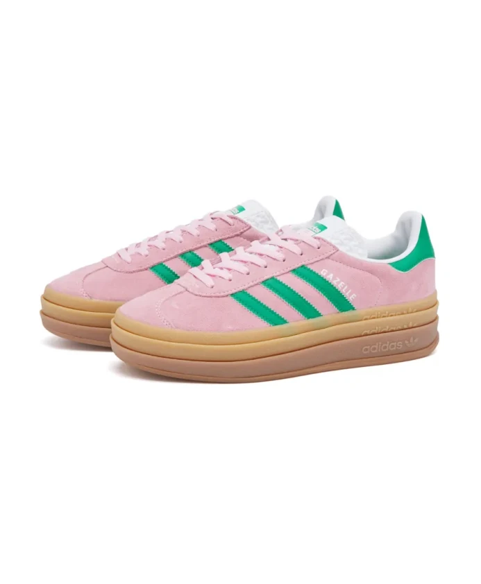 Яркие розовые кроссовки Gazelle Adidas Originals, розовый — фото 2