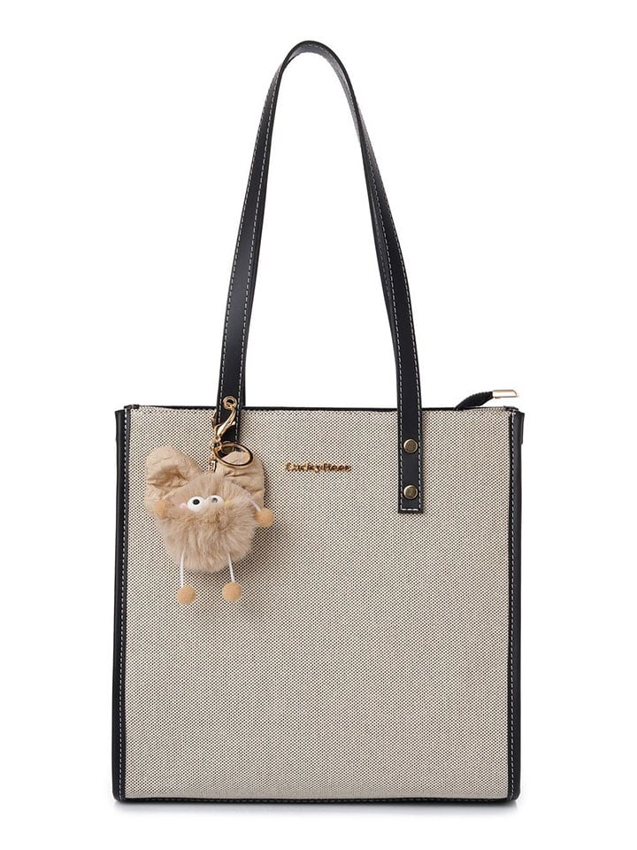 

Сумка через плечо бежевого цвета - (Ш)30 x (В)30 x (Г)15 см Lucky Bees