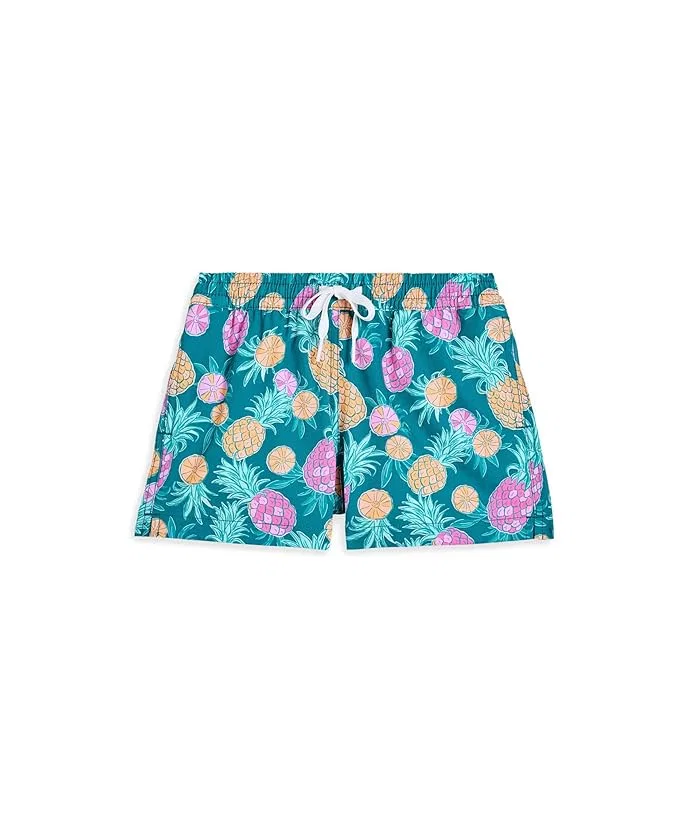Плавки Chubbies Kids The Citrus Punches, темно-бирюзовые