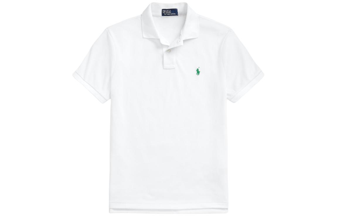 

Поло с вышитой лошадкой Polo Pony Polo Ralph Lauren, белый