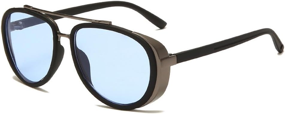 

Винтажные модные ретро-солнцезащитные очки с защитой от ветра, круглые, в стиле стимпанк, спортивные классические солнцезащитные очки UV400 для мужчин и женщин HVTVTLA, C3