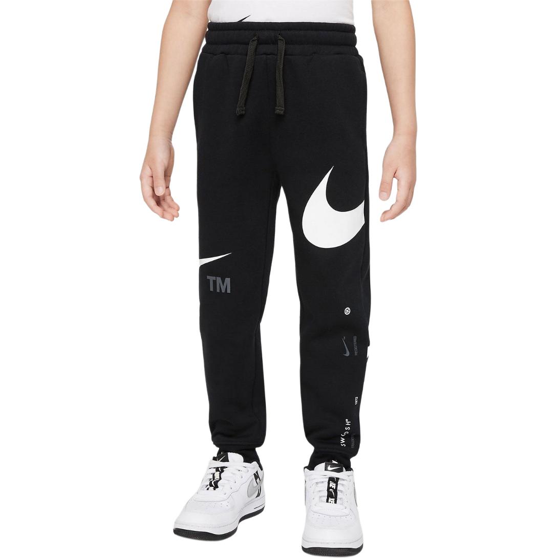 Детские вязаные спортивные штаны Nike, черный — фото 3