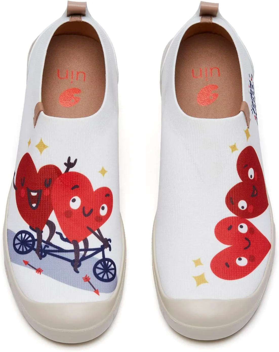 

Мужские модные кроссовки UIN Легкие прогулочные повседневные слипоны Комфортные тканевые с художественной росписью для путешествий Кадис