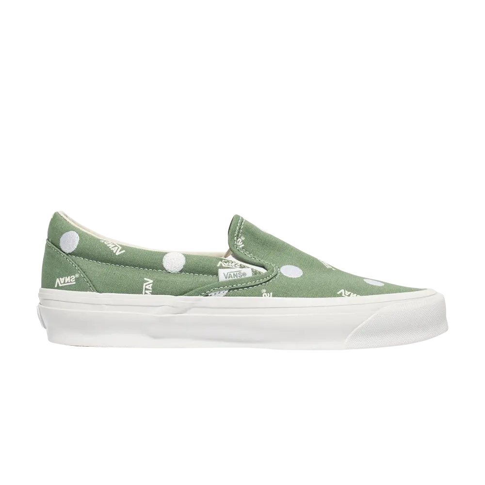 Классические слипоны OG LX Vans, зеленый