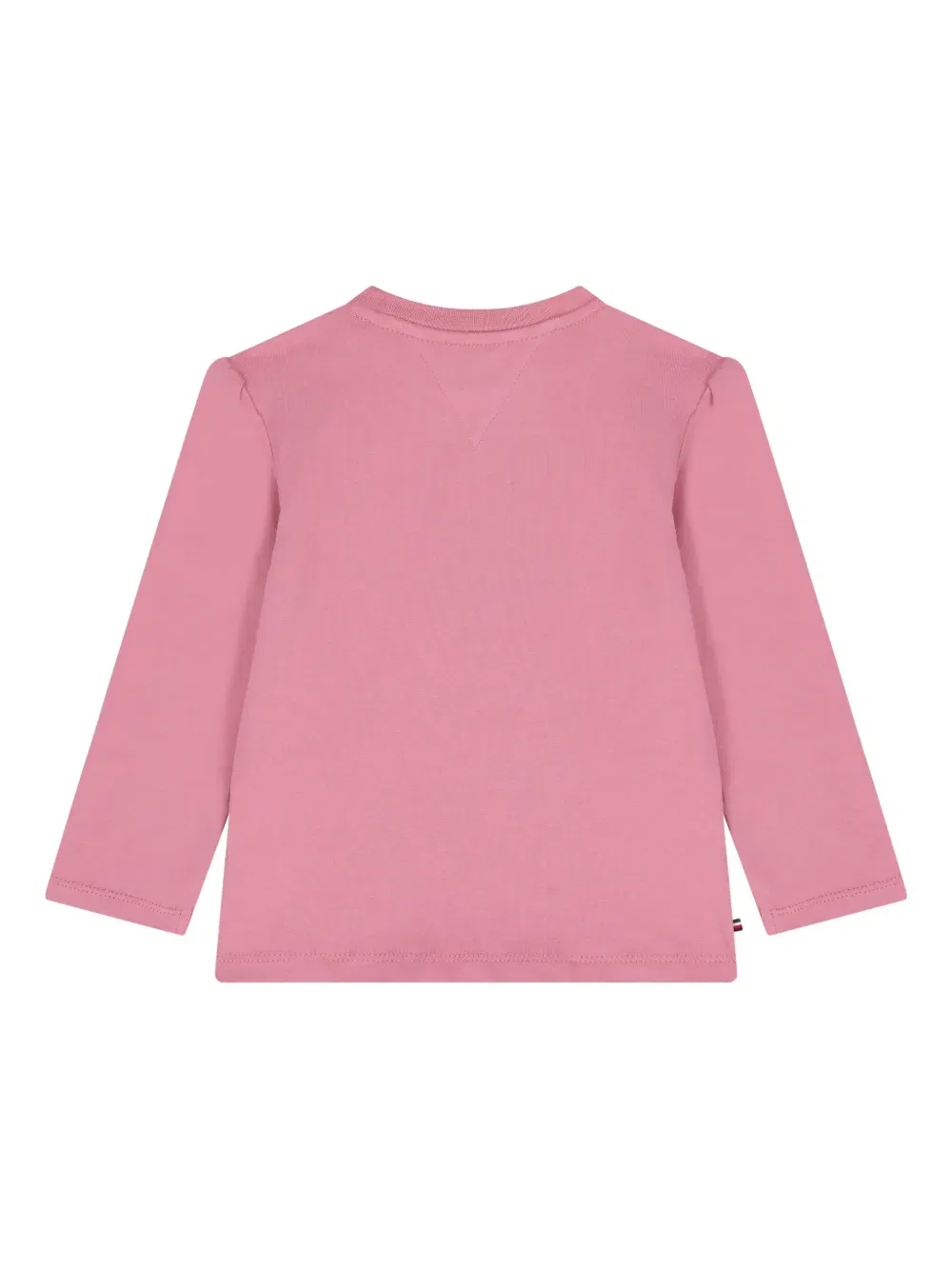 Вышитая блузка с длинными рукавами Tommy Hilfiger Junior, розовый — фото 2
