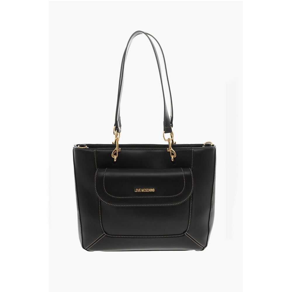

Черная полиэтиленовая сумка через плечо Moschino, Black