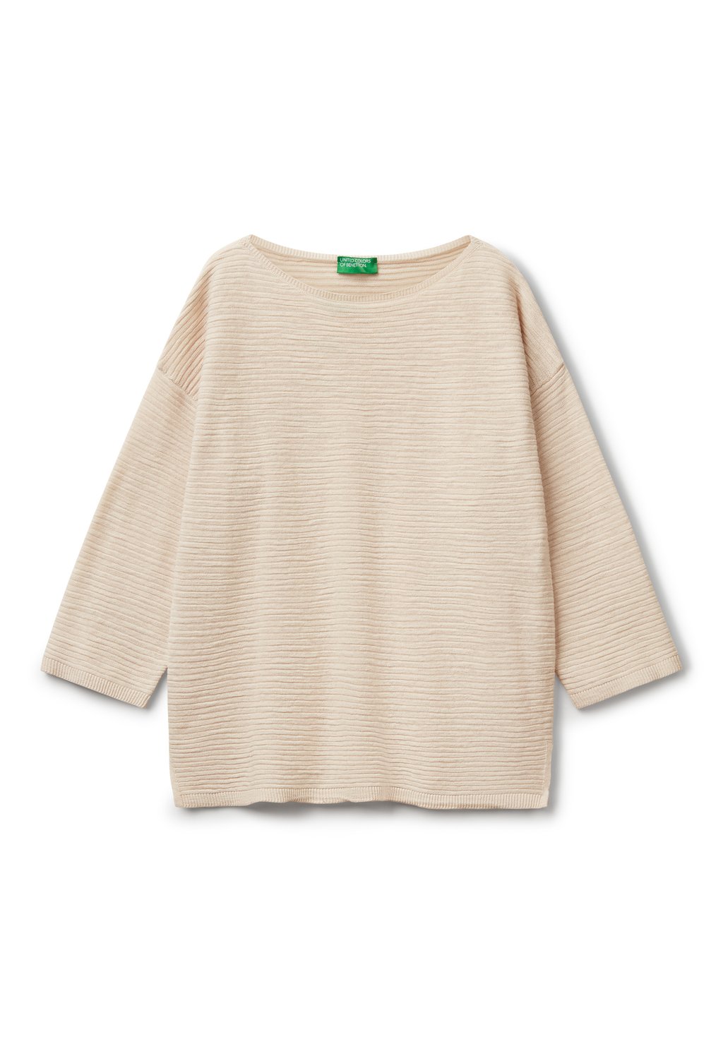 

Джемпер WITH 3/4 SLEEVES United Colors of Benetton, бежевый