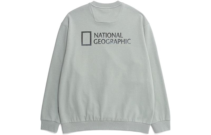 

Свитшот Unisex Crew Neck Moderate Regular NATIONAL GEOGRAPHIC, mint серый