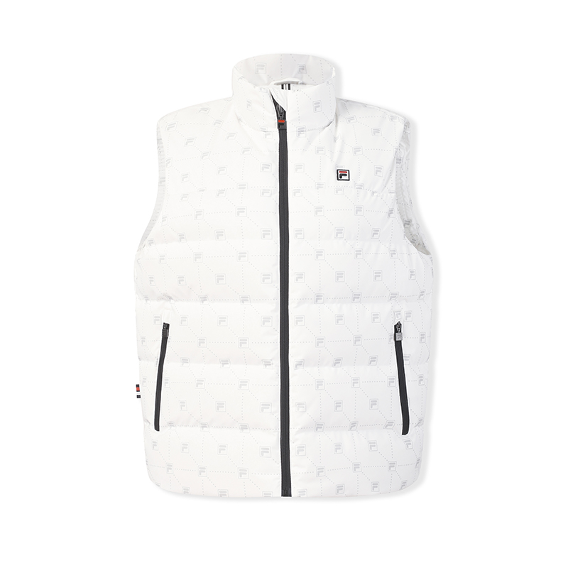 

FILA Белая пуховая жилетка для женщин Jade White