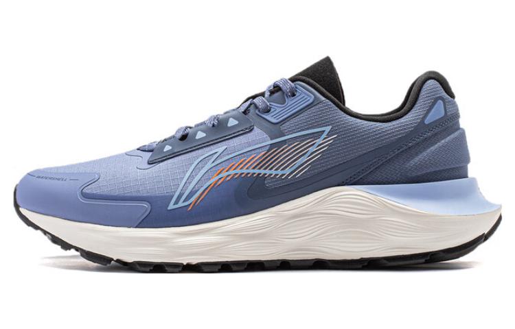 

Кроссовки мужские LiNing Yufeng Cushioning с низким верхом, износостойкие, серо-синие