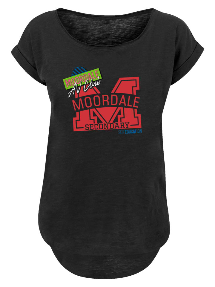 

Футболка с длинными рукавами, сексуальное образование, Moordale M Collage, сериал Netflix, черный F4NT4STIC