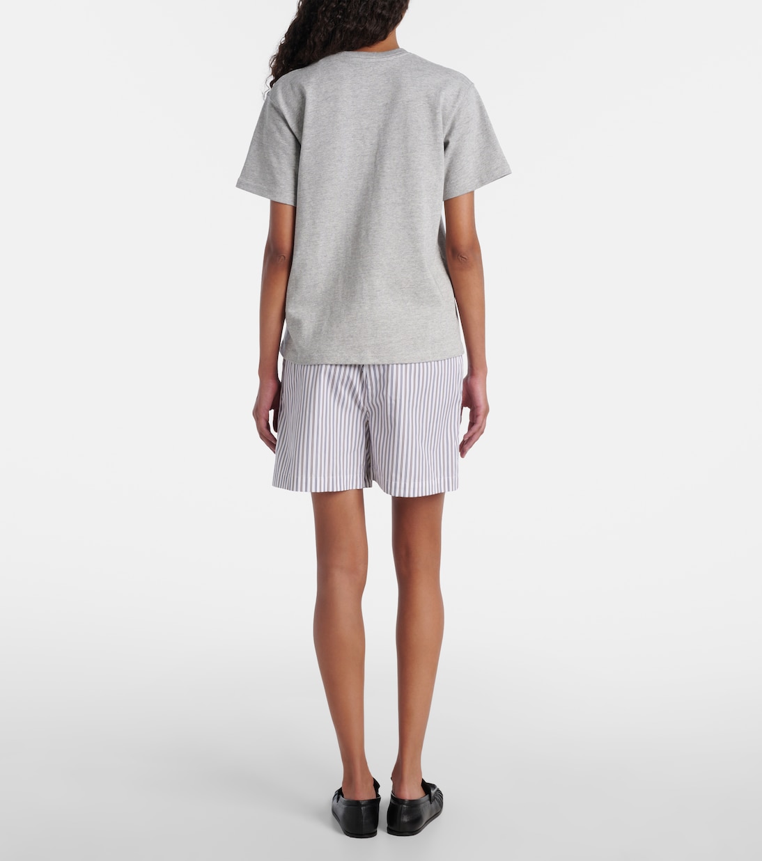 Хлопковая футболка из джерси Polo Ralph Lauren, Cobblestone Heather — фото 3
