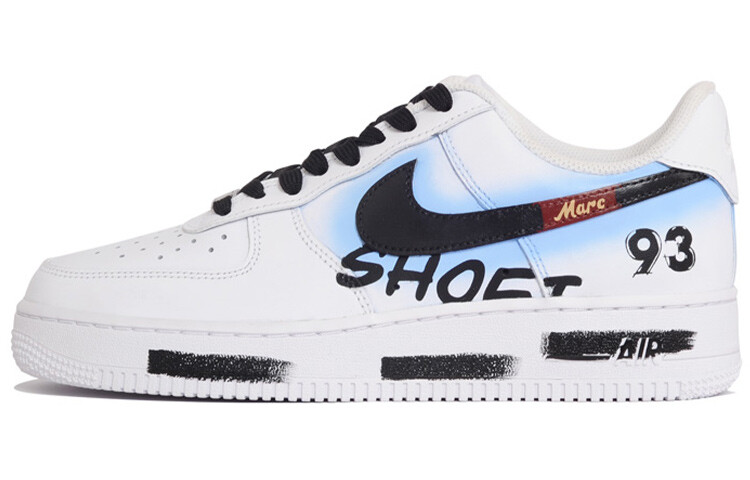 

Кроссовки Nike Air Force 1 Skateboard Shoes Men Low-Top White Black Blue