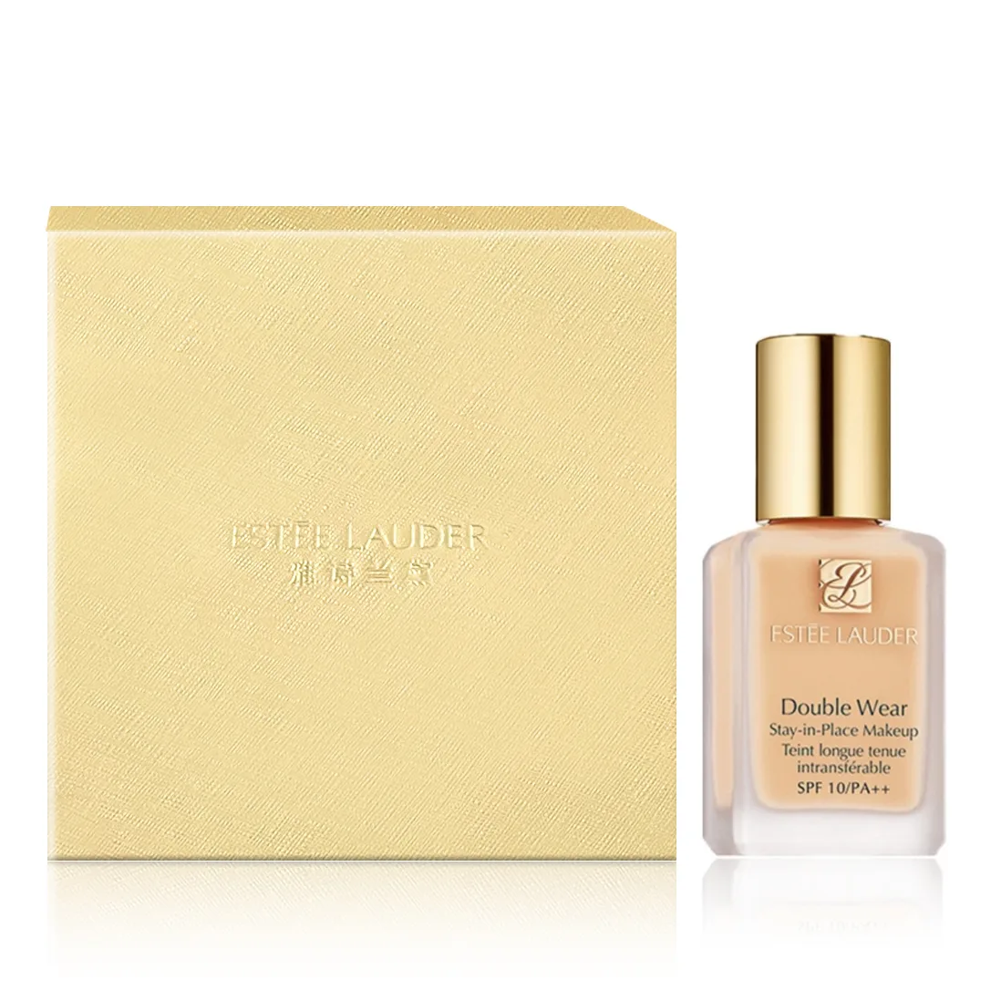 ESTEE LAUDER Тональная жидкость с высокой стойкостью на 24 часа, в комплекте с коробкой для хранения, 2C0 natural white + counter gift box