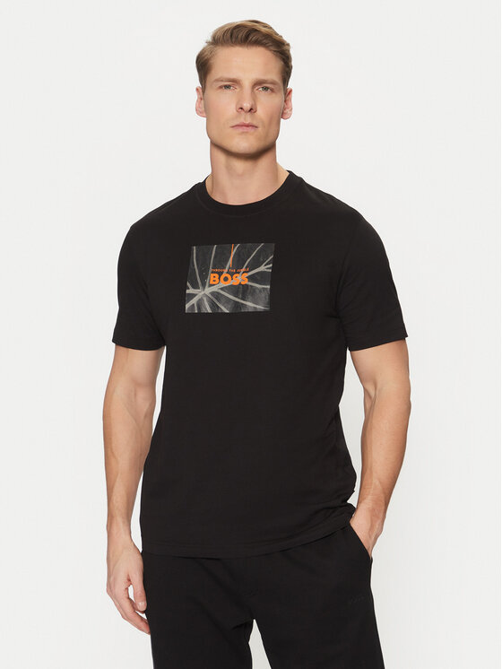 

Футболка обычного кроя Injungle 50535112 Boss, черный